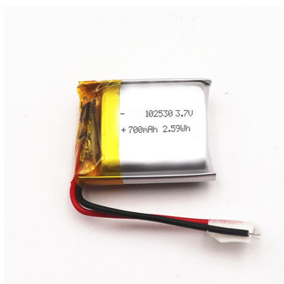KC 102530 700mAh 3.7 V Li Polymer Battery Isi Ulang Untuk Alat Kecantikan Pijat