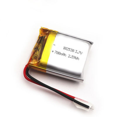 KC 102530 700mAh 3.7 V Li Polymer Battery Isi Ulang Untuk Alat Kecantikan Pijat