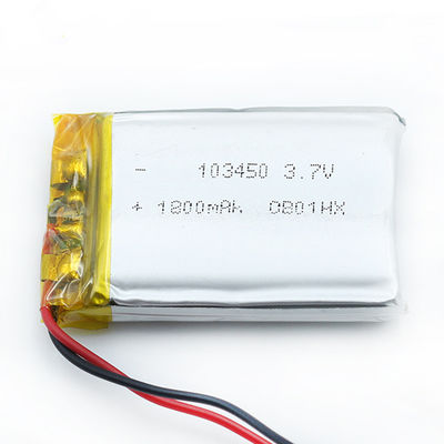 Baterai Polimer Li 103450 1800mah 3,7 V Ringan Untuk Lampu Desinfeksi Ultraviolet