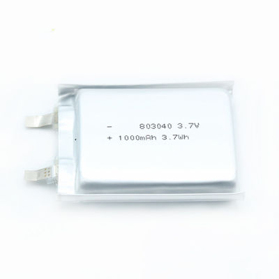 IEC62133 8.0*30*43mm Baterai Lithium Medis 3.7v 1000mah Baterai Lipo