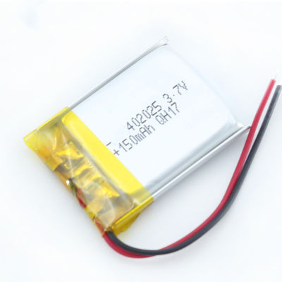 IEC62133 Baterai Polimer Lipo Kecil Bateria De Litio 3.7V 180Mah