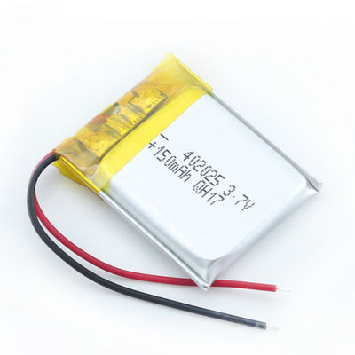 IEC62133 Baterai Polimer Lipo Kecil Bateria De Litio 3.7V 180Mah