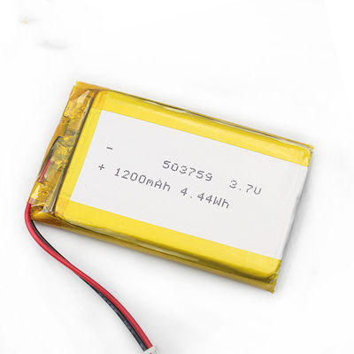 4.44Wh 3.7 V Li Polymer Battery POS PDA 503759 1200mah