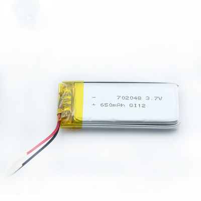 702048 520mah 650mah Baterai Lipo Isi Ulang Portabel 12 Mounth Garansi