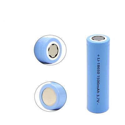 Blue RoHs 2ah 3C 4.2V Cylindrical Li Ion Battery Untuk Mainan