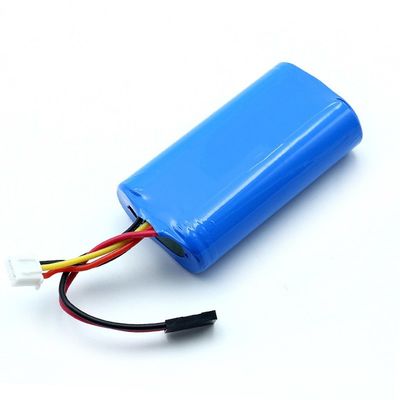 Paket Baterai Lithium Ion 3.7V 1S2P 18650 6700mAh Biru
